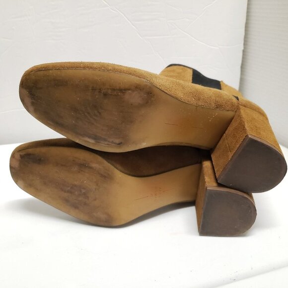Zara Chelsea Ankle Boots sz 41 (10.5) tan Chukka booties - Picture 11 of 11